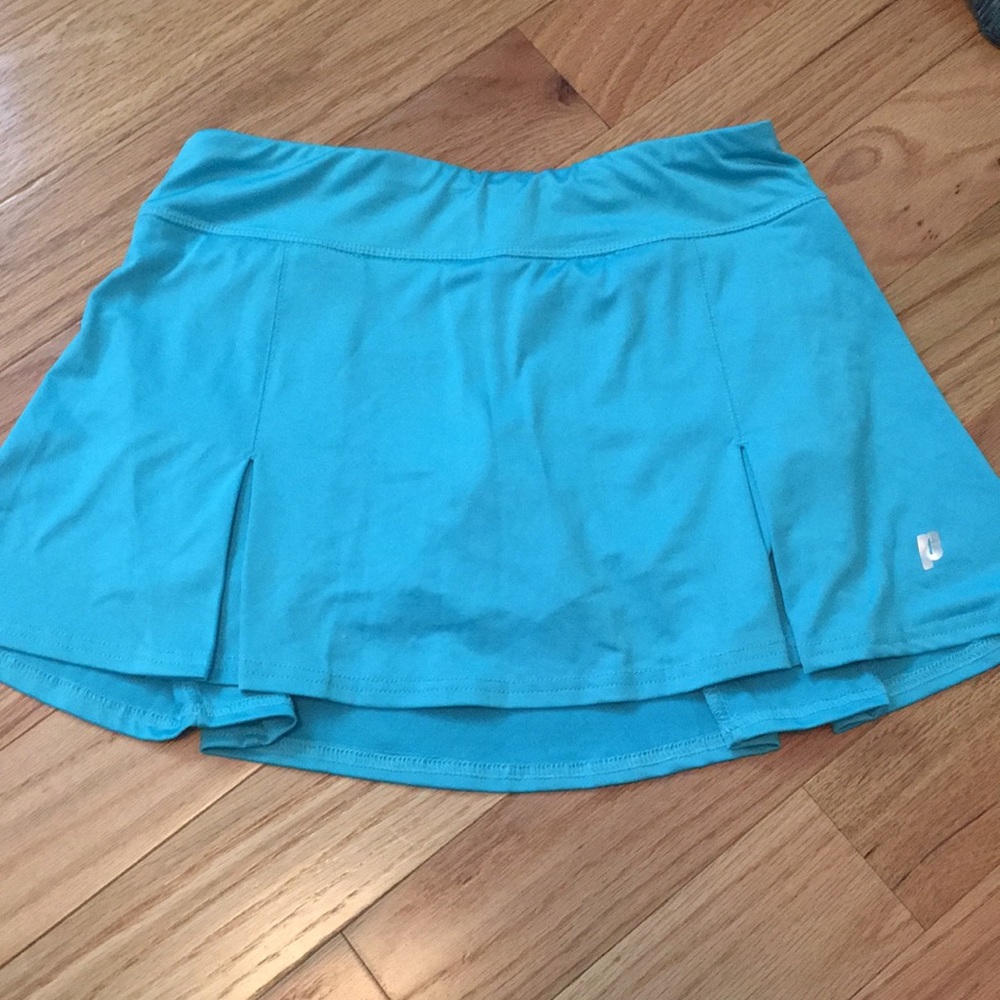 blue tennis skirt